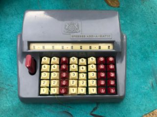 Vintage Chadwick Miller Speedee Add - A - Matic Adding Machine Calculator Made Japan 2