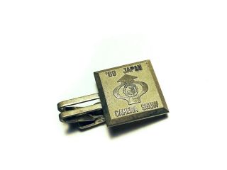 Japan Camera Show 1969 Tie Clip Rare Vintage Badge Lapel Pin Film Photography