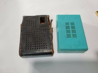 Rare Version Vintage Viscount 6 Transistor Radio With Case 3