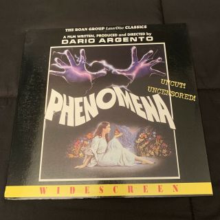 Rare Dario Argento Phenomena Laser Disc Ld Widescreen Uncut 1984 Uncensored
