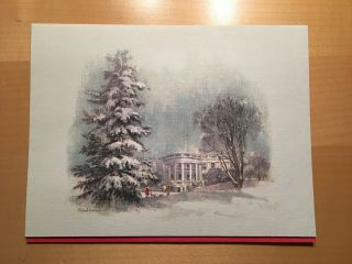 Rare 1965 Official White House Christmas Card - President Lyndon Johnson