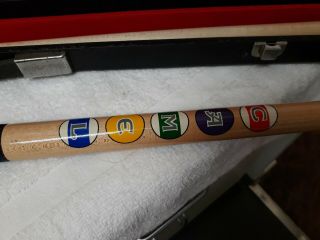 Vintage Camel Pool Cue Stick with hard case 1992.  Rare,  in 2