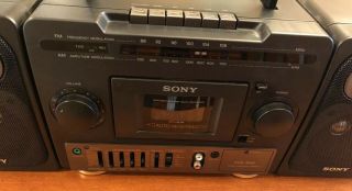 Vintage Rare Model Sony CFS - 1040 - AM/FM - Cassette Boombox - 100 2