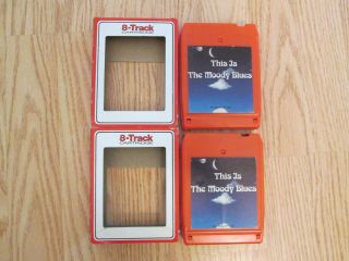 This Is The Moody Blues Part 1 & 2 8 Track Tape - Rare Set 1974 -