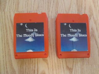 This Is The Moody Blues Part 1 & 2 8 Track Tape - RARE SET 1974 - 2