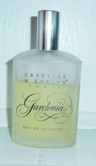Crabtree & Evelyn Gardenia Eau De Toilette 100ml 3.  4oz Spray Fragrance Rare
