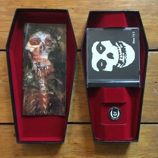 Misfits 4 Cd Coffin Box Set - Rare Oop With Booklet And Fiend Club Pin