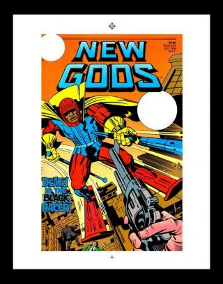 Jack Kirby Gods 2 Rare Production Art Cover