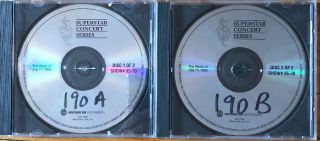 Led Zeppelin In Concert Westwood One Show 95 - 30 2 - Cd Dj Rare 7 - 17 - 95