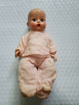 Vintage Vogue Painted Eye Ginette Baby Doll With Clothes
