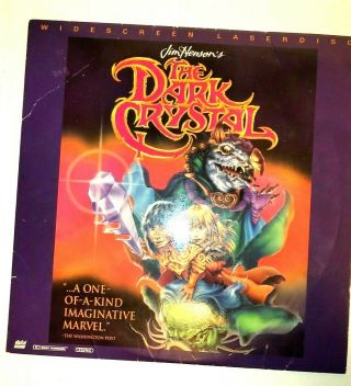The Dark Crystal Widescreen Laserdisc Jim Henson 1994 Movie Ld Laser Disc Rare