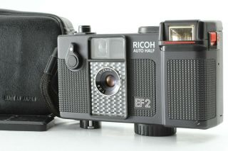 【rare Mint】 Ricoh Auto Half Ef2 35mm Half Frame Film Camera From Japan 591