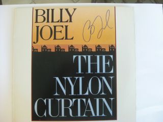 Billy Joel - Rare Autographed Album - 1982 " Nylon Curtain " Lp Hand Signed By Joel
