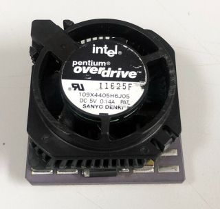 Intel Pentium Overdrive Sl2fe 180mhz Podpmt60x180 Mmx V2.  1 Cpu Processor Rare