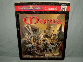 I.  C.  E Merp 2nd Ed Middle Earth Citadel - Moria (very Rare With Map And Vg, )