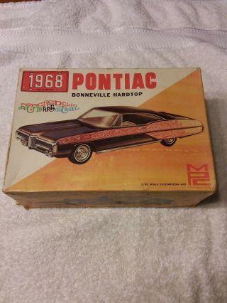 Vintage Rare Mpc 1968 Pontiac Bonneville Model Car Kit 968 - 200