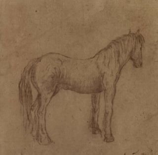 Antique Old Master Drawing,  18th Century