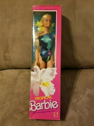 Vintage 1985 Mattel Tropical Barbie 1017