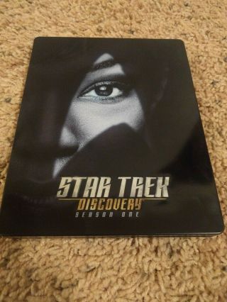 Star Trek: Discovery - Season One Steelbook (blu - Ray,  2018) Rare