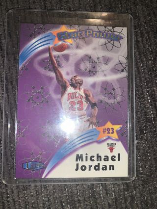1997/98 Ultra Star Power Sp1 Michael Jordan Rare Insert