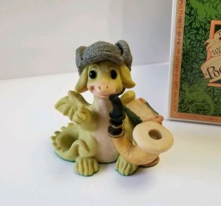 " Elementary My Dear " Whimsical World Pocket Dragons By Real Musgrave W Box Rare