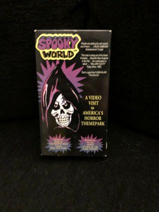Spooky World: A Visit To America’s Horror Theme Park (1994) Rare Vhs Horror