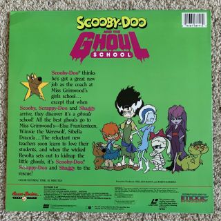 Scooby - Doo Meets The Ghoul School Laserdisc - ULTRA RARE CARTOON ANIMATION 2
