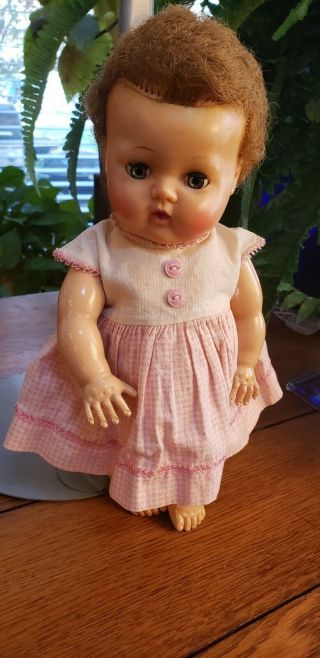 Vintage American Character Tiny Tears Doll 13 "