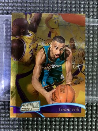 1997 - 98 Topps Stadium Club Grant Hill One Of A Kind 113/150 Rare