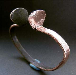 A Very Rare Ancient Celtic Bronze Bracelet - Uk Find - Parisi Tribe?