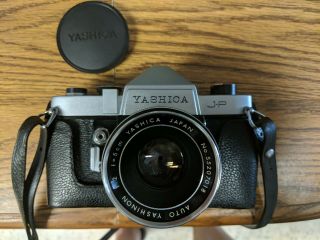 Rare Yashica J - P Vintage Camera 1:2.  8 F= 5 Cm With Case Estate Find Professional