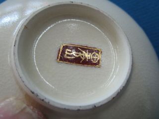 Satsuma Antique Hand Painted Porcelain Japanese Satsuma Small Round Meiji Signed 3