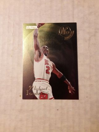 1995 Skybox E - Xl No Boundaries Card 1 Of 10 Michael Jordan Rare Chicago Bulls