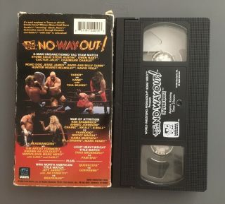 WWF No Way Out In Your House ' 98 (VHS,  1998) WWE WCW nWo KANE Rare 2