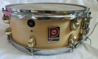 Premier Apk Snare Drum - 5.  5 X 14 Wood Shell - Made In England 90 