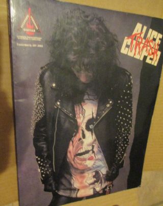 Alice Cooper - Trash - Tab Book - Rare And Oop