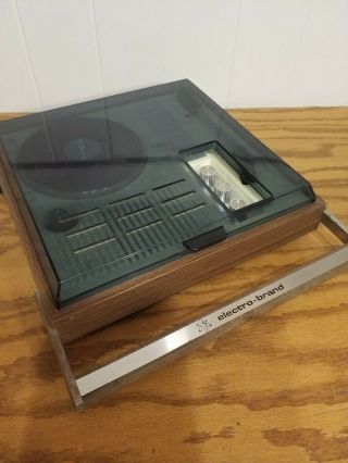 Vintage Electro Brand Solid State Am Radio/record Player Rare