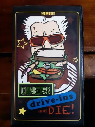 Diners Drive Ins And Die Vhs Nemesis Video Cult Oop Rare Gore Horror Sov Short