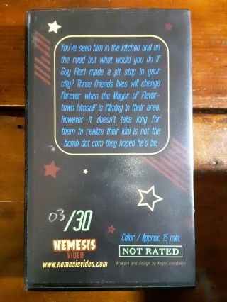 DINERS DRIVE INS AND DIE VHS NEMESIS VIDEO cult oop rare gore horror sov short 3
