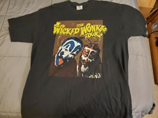 Icp Wicked Wonka Tour T - Shirt Xl Rare Twiztid Psychopathic