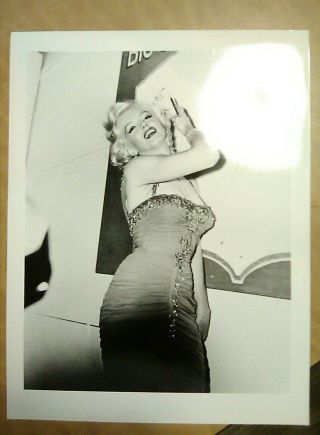Vintage Rare Photo Of Marilyn Monroe 8×10