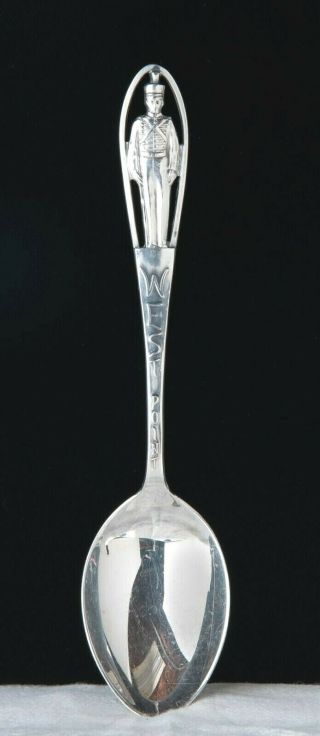 Vintage Bates & Klinke West Point Sterling Silver Souvenir Spoon
