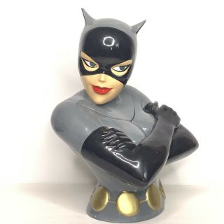 Rare Dc Comics Catwoman Cookie Jar Warner Bros Studio Store 1998 Batman Animated