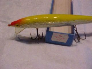 Rebel 306 Yellow Floater 5 1/2 " Fishing Lure Box