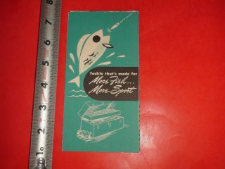 Ja148 Vintage Fishing Brochure Ad Monel Tackle Fishing Accessories