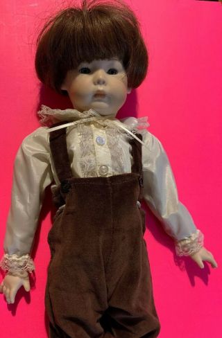 Vintage Porcelain Doll By John Hicks.  And See Photos
