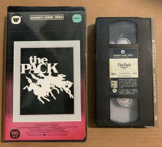 The Pack Vhs Clamshell (horror Rare Oop Cult Warner)