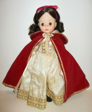 Vintage Madame Alexander Vinyl Doll Snow White Storybook Character 14 "