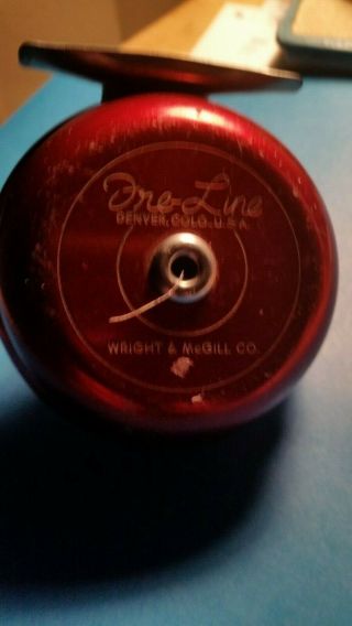 Vintatge Wright & Mcgill Fre - Line Spinning Reel 10bc,  Box And Papers