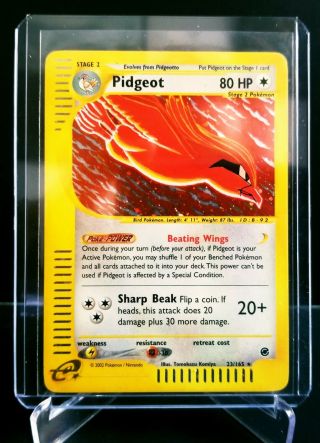 Pidgeot 23/165 Holofoil Rare E - Reader Pokemon Expedition Vintage Wotc Nm